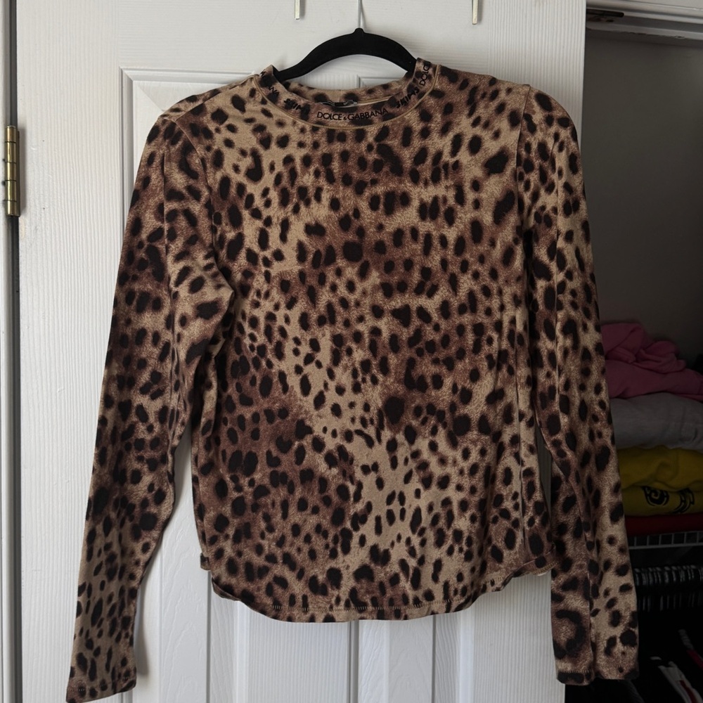 Dolce & Gabbana x Skims Leopard Top